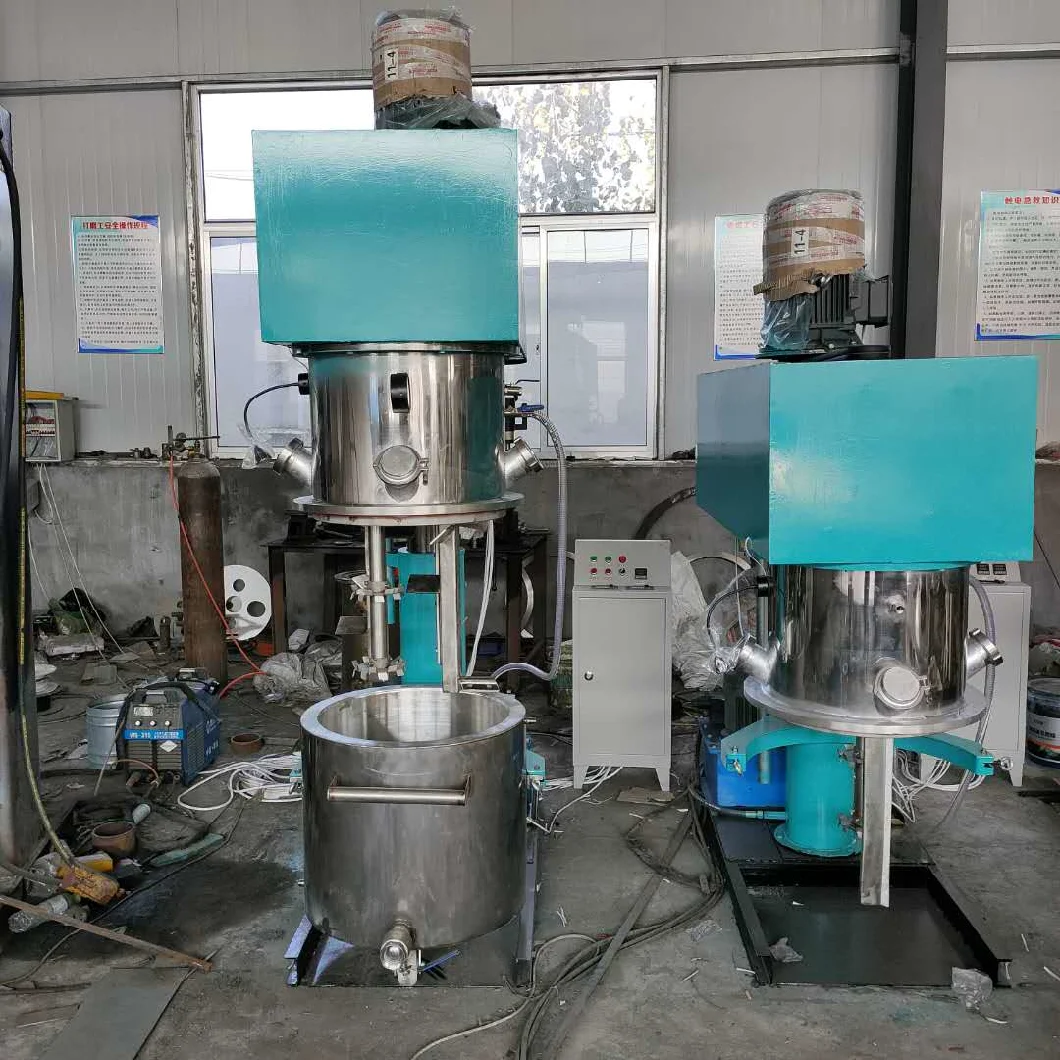 Electric/Water/Steam/Oil Heating Type Dual Planetary Power Mixer for High Viscosity Materials