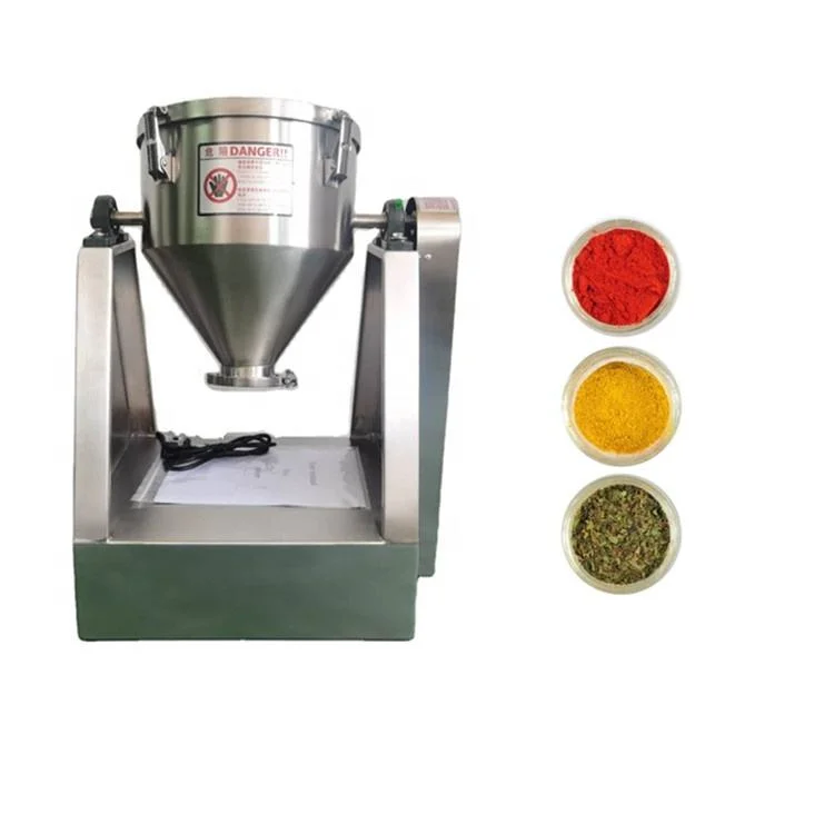 High Viscosity Rotary Conical Stainless Steel Food Powder Condiment Mixer