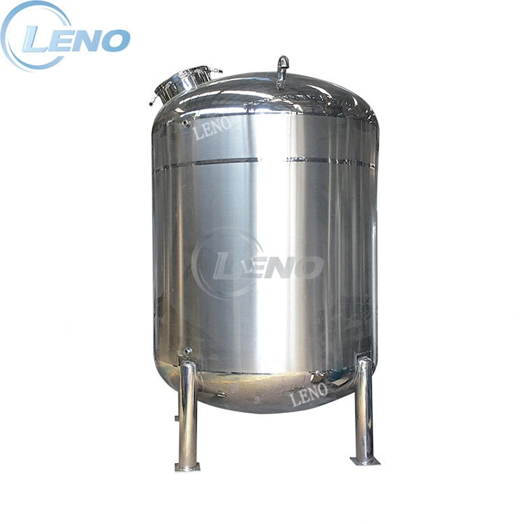 Leno Factory Price 50L to 30000L Sanitary Vat Food Grade Liquid Storing Vessel Quality Customized Drum Jacketed Insulated Stainless Steel Storage Tank