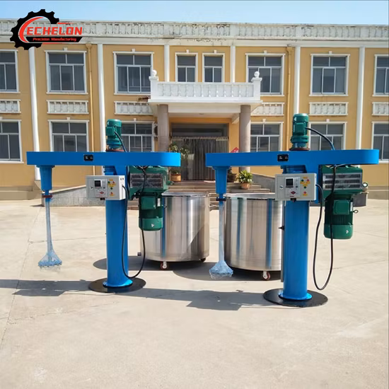 Doble industrial con dispersor para aceite de mezclador planetario hidráulico de lodo de batería de litio