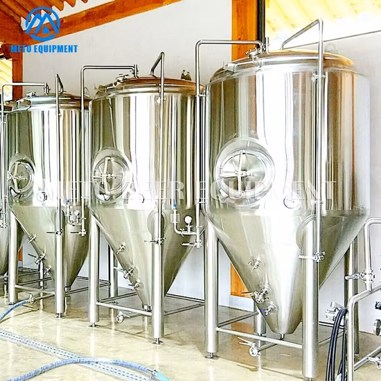 El mejor precio 10hl tanque de fermentación Unitank proporcionó fermentadores de fermentación de cerveza hechos a medida recipiente cónico 1000L para la venta