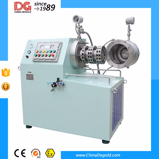 Molino de arena horizontal de turbina de 60 litros Degold