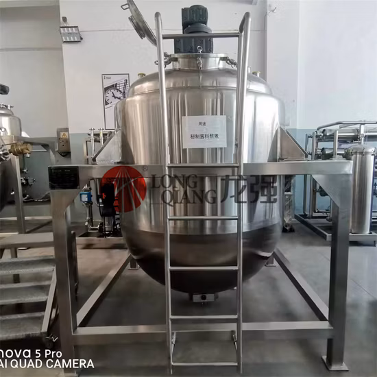 Certificado de recipiente a presión de tanque de reactor de acero inoxidable disponible