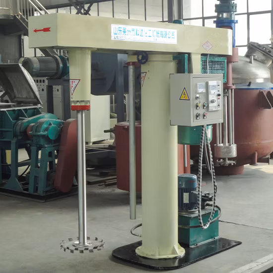 Máquina mezcladora de dispersión de pintura de alta velocidad, equipo Industrial, máquina mezcladora de pintura de elevación hidráulica