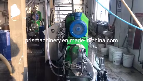 Molino de bolas horizontal de turbina turbo para tinta de impresión a base de agua de molienda ultrafina